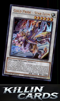 1st Edition Gold Pride - Star Leon PHHY-EN089 YuGiOh Ultra Rare Photon Hypernova