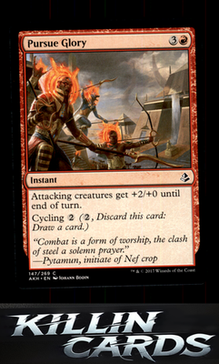 Pursue Glory 147 Magic C Amonkhet Card NM