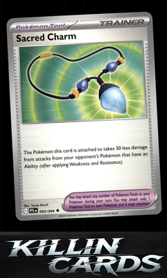 Sacred Charm - 093/094 093/094 Pokemon Uncommon ME02: Phantasmal Flames Card NM