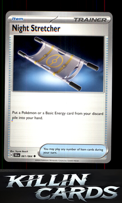 Night Stretcher 061/064 Pokemon Uncommon SV: Shrouded Fable Card NM