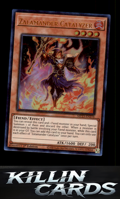 1st Edition Zalamander Catalyzer MP23-EN216 YuGiOh Ultra Rare 25th Anniversary T
