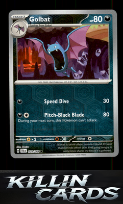 Reverse Holofoil Golbat 028/064 Pokemon Common SV: Shrouded Fable Card NM