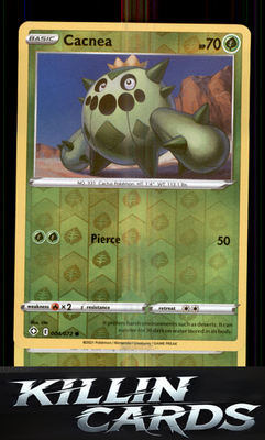Reverse Holofoil Cacnea 004/072 Pokemon Common Shining Fates Card NM