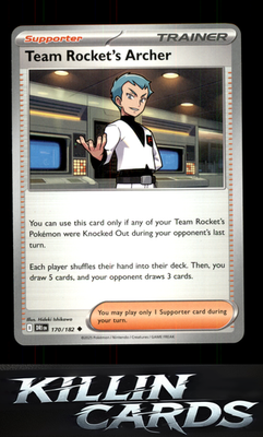 Team Rocket's Archer - 170/182 170/182 Pokemon Uncommon SV10: Destined Rivals Ca