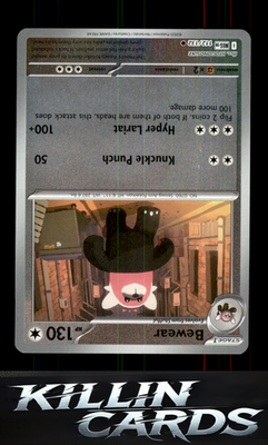 Reverse Holofoil Bewear 112/132 Pokemon Common ME01: Mega Evolution Card NM