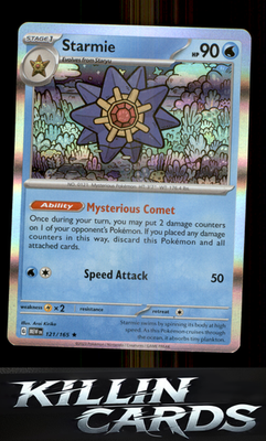 Starmie 121/165 Pokemon Rare SV: Scarlet & Violet 151 Card NM