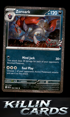Zoroark (White Flare Stamped) 062/086 Pokemon Rare Miscellaneous Cards & Product