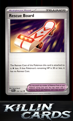 Rescue Board 159/162 Pokemon Uncommon SV05: Temporal Forces Card NM