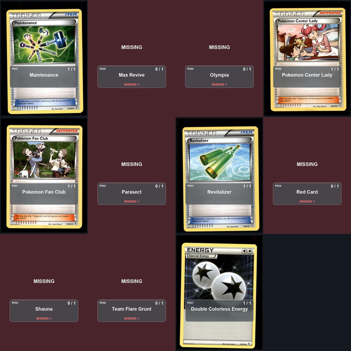 Pokemon TCG Generations C/UC/R Standard Set 15 Cards
