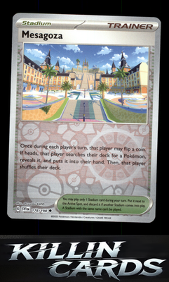 Reverse Holofoil Mesagoza - 178/198 178/198 Pokemon Uncommon SV01: Scarlet & Vio