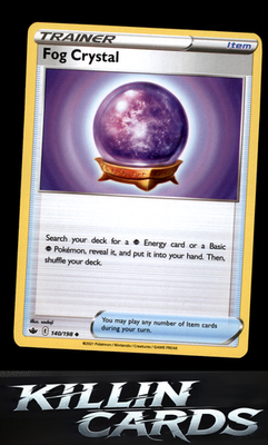 Fog Crystal 140/198 Pokemon Uncommon SWSH06: Chilling Reign Card NM
