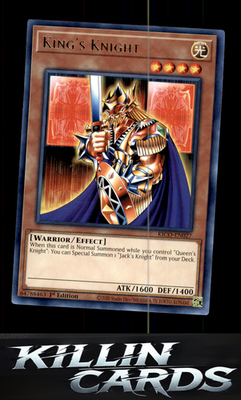1st Edition King's Knight (CR) KICO-EN027 YuGiOh Collector's Rare King's Court C