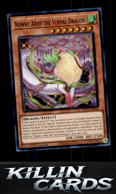 1st Edition Nowru Aries the Vernal Dragon MP23-EN054 YuGiOh Super Rare 25th Anni
