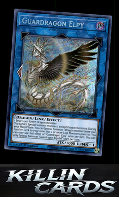 1st Edition Guardragon Elpy MP20-EN021 YuGiOh Prismatic Secret Rare 2020 Tin of
