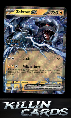 Zekrom ex (Black Bolt Stamped) 034/086 Pokemon Double Rare Miscellaneous Cards &