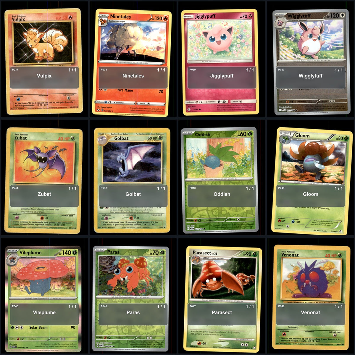 Pokemon TCG Generation 1 Kanto Pokemon Pokedex Set 151 Cards Collection