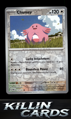 Reverse Holofoil Chansey - 133/167 133/167 Pokemon Common SV06: Twilight Masquer