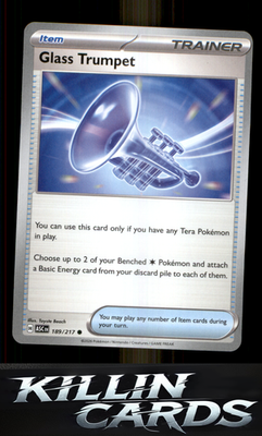 Glass Trumpet - 189/217 189/217 Pokemon Common ME: Ascended Heroes Card NM