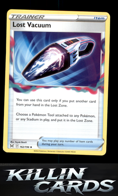 Lost Vacuum 162/196 Pokemon Uncommon SWSH11: Lost Origin Card NM