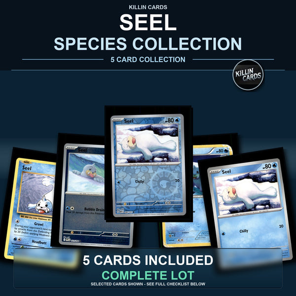 Pokemon TCG Seel Species Collection 5 Different Cards