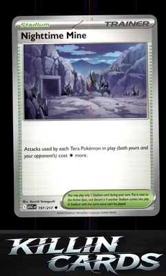 Nighttime Mine 197/217 Pokemon Uncommon ME: Ascended Heroes Card NM