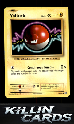 Voltorb 39/108 Pokemon Common XY - Evolutions Card NM