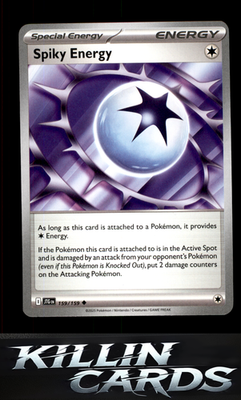 Spiky Energy - 159/159 159/159 Pokemon Uncommon SV09: Journey Together Card NM