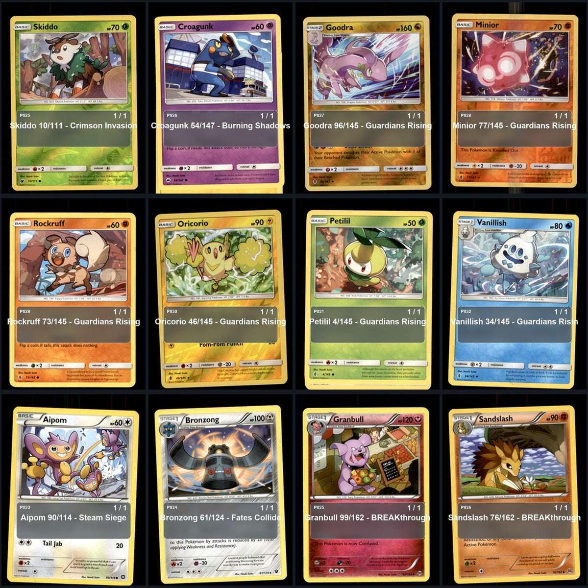 Pokemon TCG Naoki Saito Artist Collection 58 Cards Lot