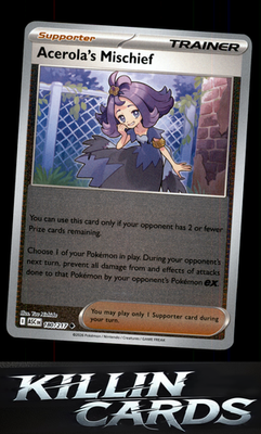 Reverse Holofoil Acerola's Mischief 180/217 Pokemon Uncommon ME: Ascended Heroes