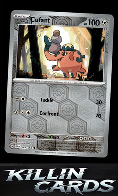 Reverse Holofoil Cufant - 041/064 041/064 Pokemon Common SV: Shrouded Fable Card
