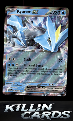 Kyurem ex 028/086 Pokemon Double Rare SV: Black Bolt Card NM