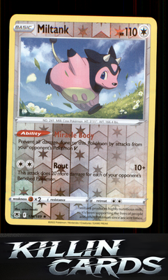 Reverse Holofoil Miltank 126/189 Pokemon Holo Rare SWSH10: Astral Radiance Card