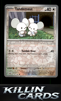 Reverse Holofoil Tandemaus - 154/182 154/182 Pokemon Common SV04: Paradox Rift C