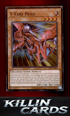 Y-Yare Head OP28-EN006 YuGiOh Super Rare OTS Tournament Pack 28 Card NM