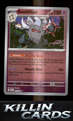 Reverse Holofoil Annihilape 041/084 Pokemon Uncommon ME05: Pitch Black Card NM