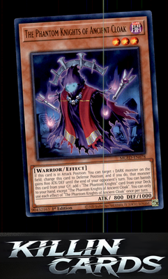 1st Edition The Phantom Knights of Ancient Cloak MGED-EN078 YuGiOh Rare Maximum