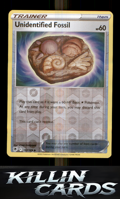 Unidentified Fossil 157/189 Pokemon Uncommon SWSH10: Astral Radiance Card NM