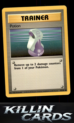 Potion 094/102 Pokemon Common Base Set Card LP