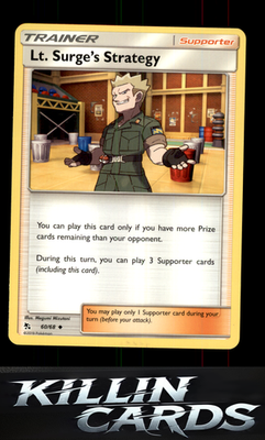 Lt. Surge's Strategy 60/68 Pokemon Uncommon Hidden Fates Card LP