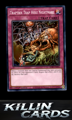 1st Edition Traptrix Trap Hole Nightmare SDBT-EN031 YuGiOh Common Structure Deck