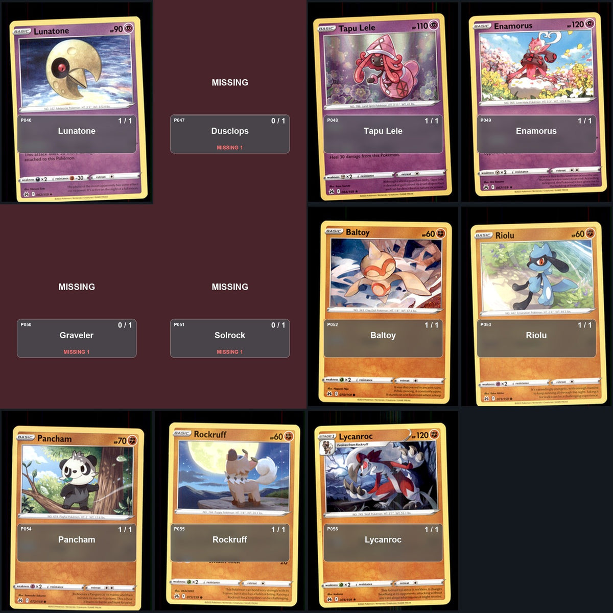 Pokemon TCG SWSH: Crown Zenith C/UC/R Standard Set 90 Cards