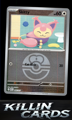 Reverse Holofoil Skitty (Love Ball) 165/217 Pokemon Common ME: Ascended Heroes C