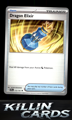 Dragon Elixir 172/191 Pokemon Uncommon SV08: Surging Sparks Card NM