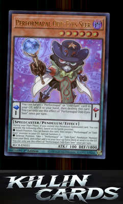 1st Edition Performapal Odd-Eyes Seer BLCR-EN031 YuGiOh Ultra Rare Battles of Le