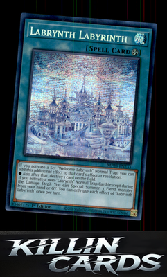 1st Edition Labrynth Labyrinth MP23-EN233 YuGiOh Prismatic Secret Rare 25th Anni