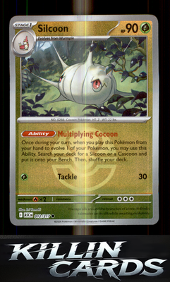 Reverse Holofoil Silcoon (Love Ball) 012/217 Pokemon Common ME: Ascended Heroes