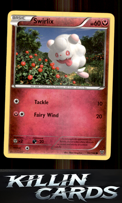 Swirlix 94/146 Pokemon Common XY Base Set Card NM