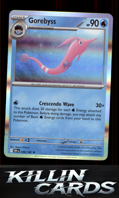 Gorebyss 056/182 Pokemon Rare SV10: Destined Rivals Card NM