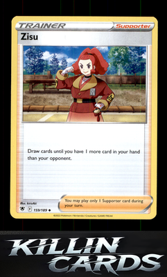 Zisu 159/189 Pokemon Uncommon SWSH10: Astral Radiance Card NM