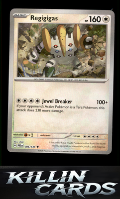 Regigigas (Poke Ball Pattern) 086/131 Pokemon Uncommon SV: Prismatic Evolutions